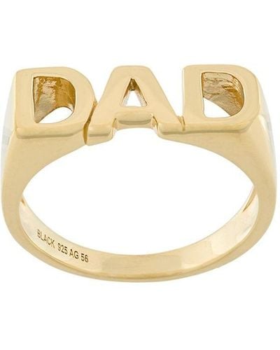Maria Black Dad Ring - Metallic