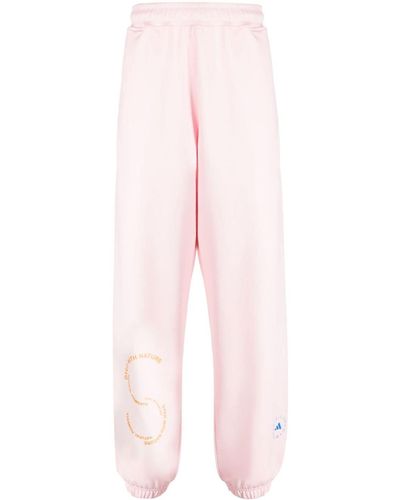 adidas By Stella McCartney Logo-print Track Pants - Pink