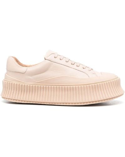 Jil Sander Zapatillas con plataforma plana - Rosa