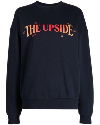 The Upside Sweater Van Biologisch Katoen - Blauw
