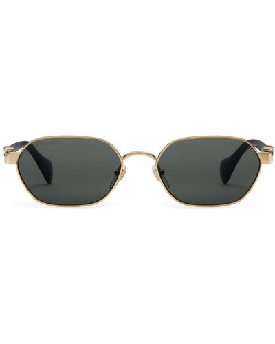 Gucci Round-frame Sunglasses - Metallic