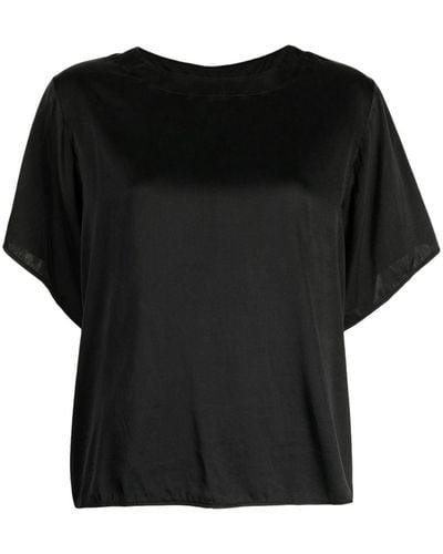 Transit Paneled Short-sleeved T-shirt - Black