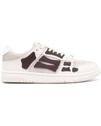 Amiri Sneakers Skel con inserti - Bianco