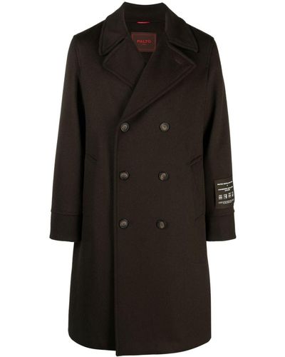 Paltò Achille Felted Coat - Black