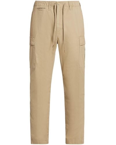 Polo Ralph Lauren Drawstring-waist Cargo Trousers - Natural