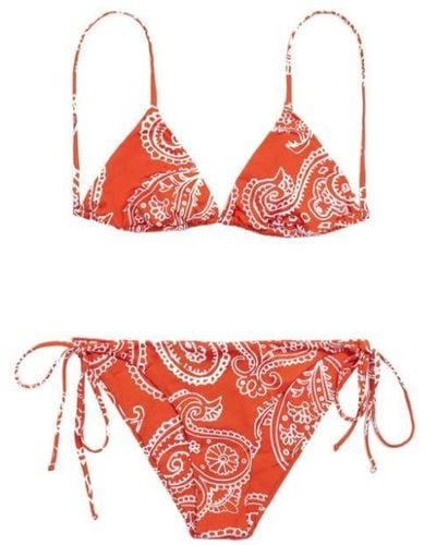 Bimba Y Lola Bandana-print Bikini Set - Red