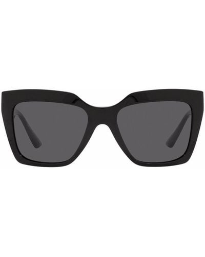 Versace Greca-panel Sunglasses - Black