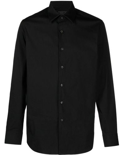 Prada Popeline Overhemd - Zwart