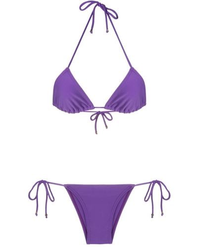 Amir Slama Triangle-cup Bikini - Purple