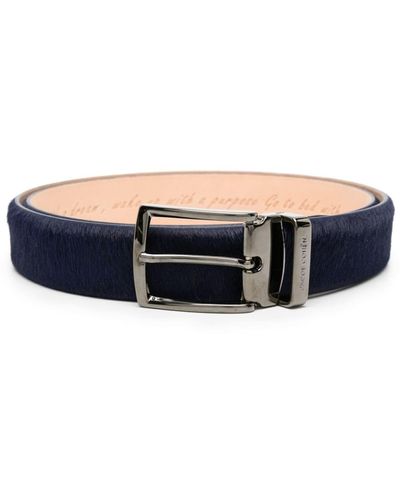 Jacob Cohen Buckle-fastening Leather Belt - Blue