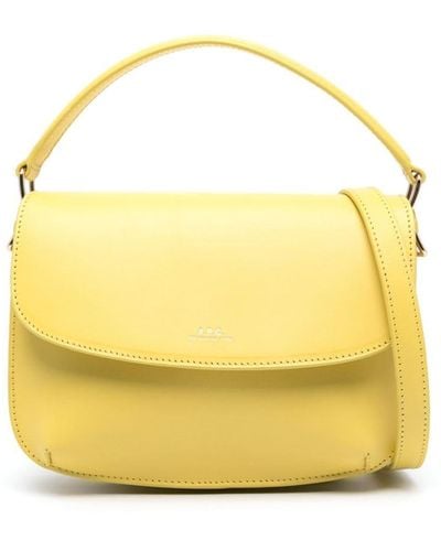 A.P.C. Sarah Leather Mini Bag - Yellow