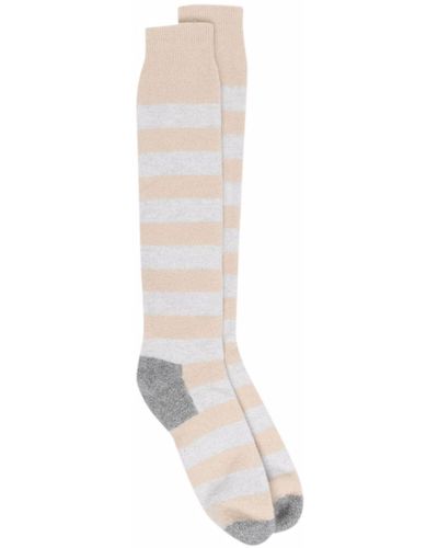 Fedeli Stripe-pattern Socks - Multicolor