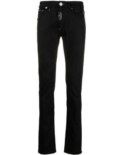 Philipp Plein Slim-fit Jeans - Zwart