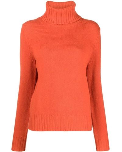 Polo Ralph Lauren Roll-neck Wool Sweater - Orange