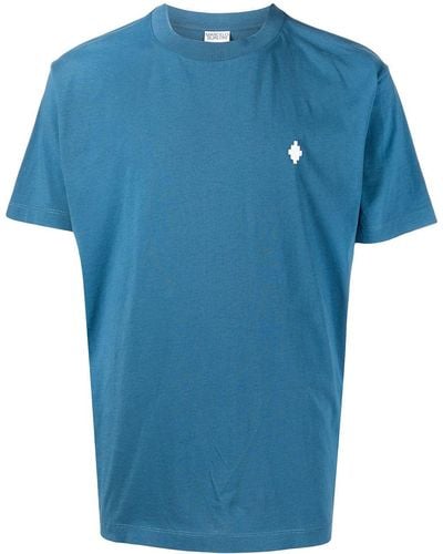 Marcelo Burlon ロゴ Tシャツ - ブルー