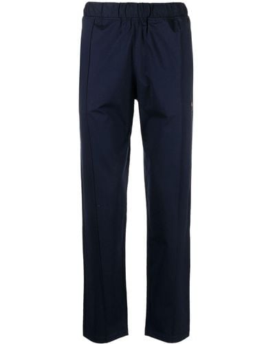 Paul & Shark Stretch-cotton Track Trousers - Blue