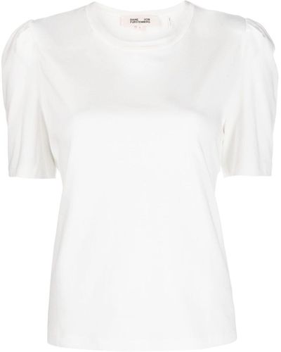 Diane von Furstenberg Camiseta Franco - Blanco