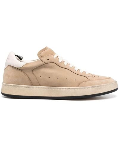 Officine Creative Lace-up Leather Sneakers - Natural