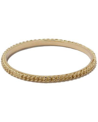 Wouters & Hendrix 18kt Gold Gourmet Chain Ring - White