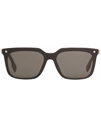 Burberry Eckige Sonnenbrille - Grau