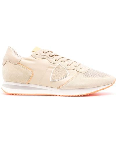 Philippe Model Trpx Panelled Sneakers - Natural