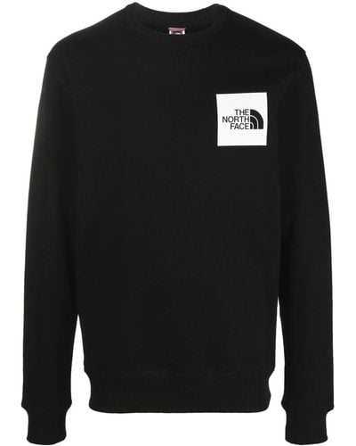The North Face ロゴ スウェットシャツ - ブラック