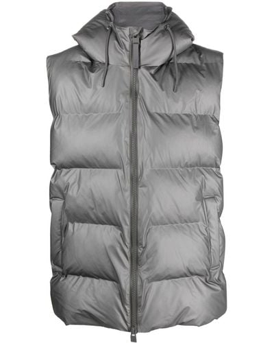 Rains Alta Quilted Puffer Gilet - Gray