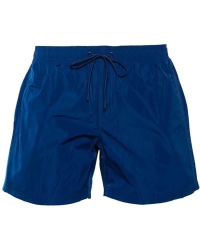 Sundek Stripe-detailing Swim Shorts - Blue