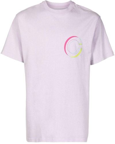 Clot T-Shirt mit Globus-Print - Pink