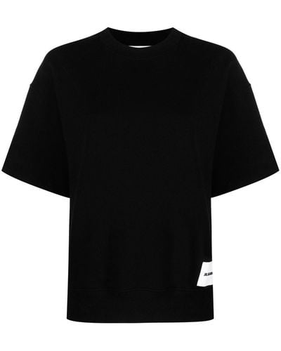 Jil Sander ロゴ Tシャツ - ブラック