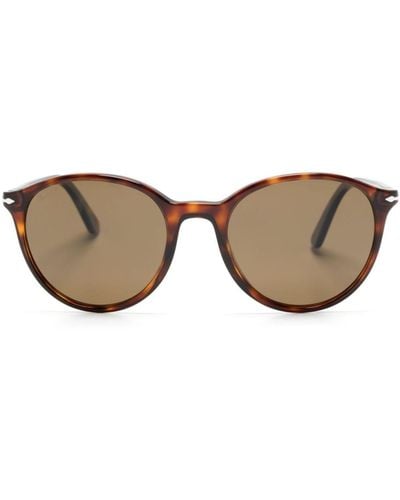 Persol Round-frame Sunglasses - Brown
