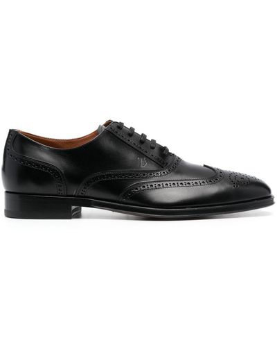 Tod's Lace-up Leather Derby Shoes - Black