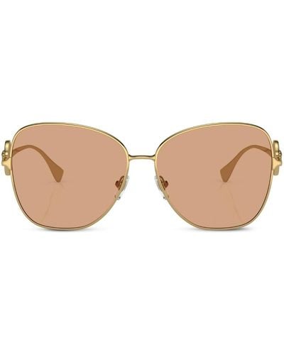 Versace Medusa Oversize-frame Sunglasses - Natural