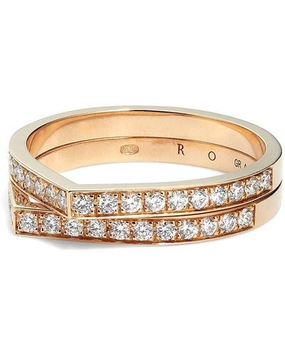 Repossi 18kt Rose Gold Antifer Diamond Ring - Pink