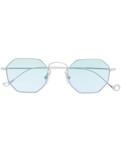 Eyepetizer Sonnenbrille mit geometrischem Gestell - Blau