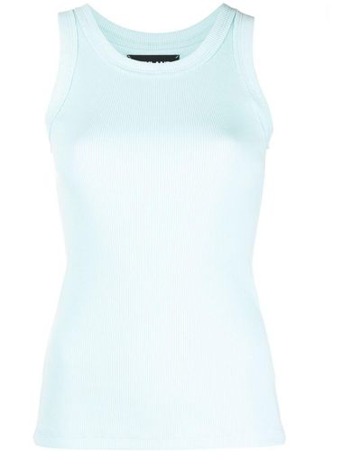 Styland Fitted Tank Top - Blue