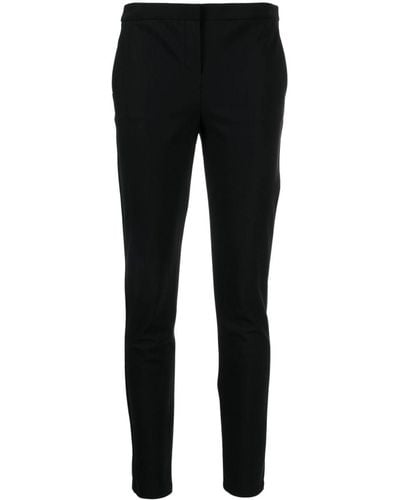Theory Skinny-cut Concealed-fastening Trousers - Black