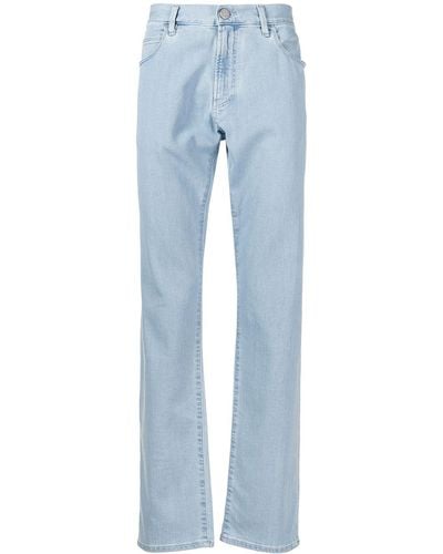 Giorgio Armani Straight Jeans - Blauw