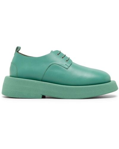 Marsèll Gommello Leather Derby Shoes - Green