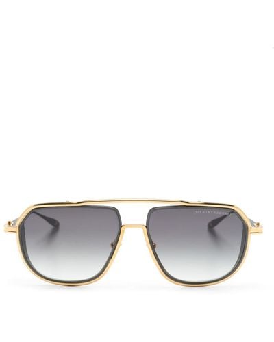 Dita Eyewear Intracraft Navigator-frame Sunglasses - Grey