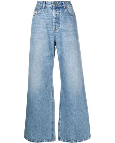 DIESEL 1996 D-Sire 09i29 Wide-Leg-Jeans - Blau
