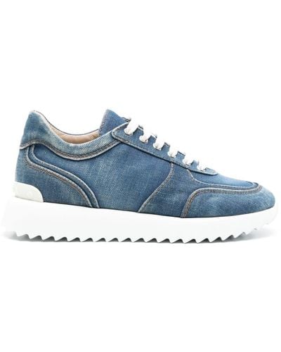 Le Silla Claire Denim Sneakers - Blue