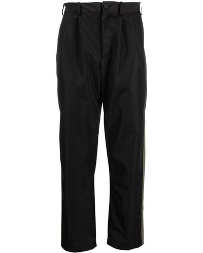 The Power for the People Side-stripe Tailored Trousers - Black