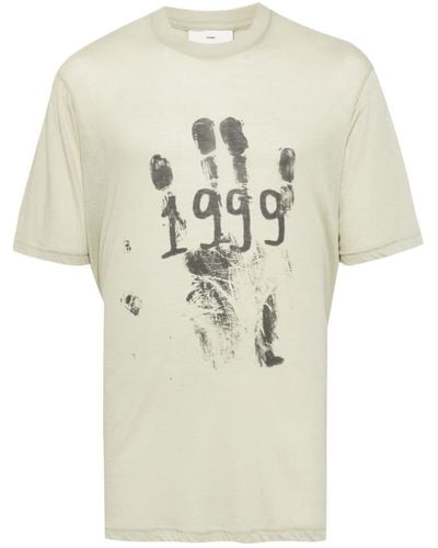 Song For The Mute 1999 Hand Cotton-blend T-shirt - メタリック