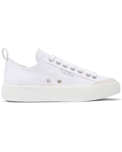 Courreges Canvas 01 Lace-up Sneakers - White