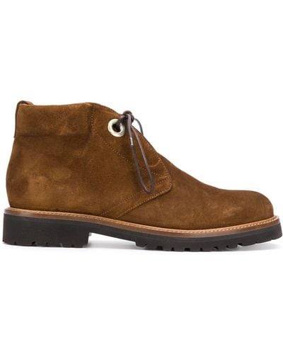 SCAROSSO Willow Lace-up Boots - Brown