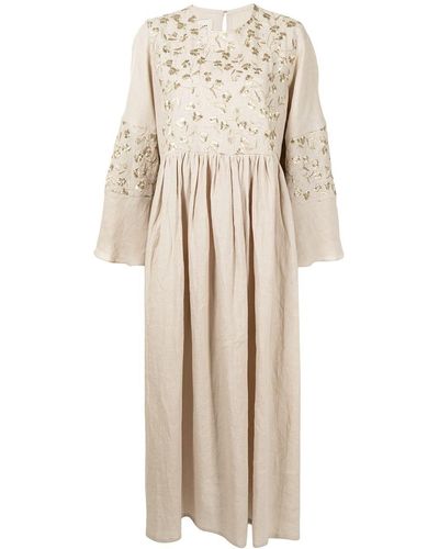 Bambah X Ramadan Lilly Embroidered Jumpsuit - Natural