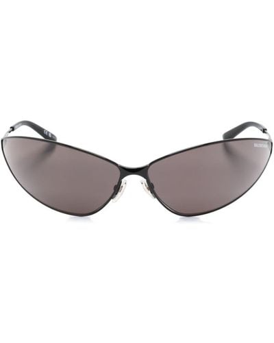 Balenciaga Razor Cat-eye Sunglasses - Gray