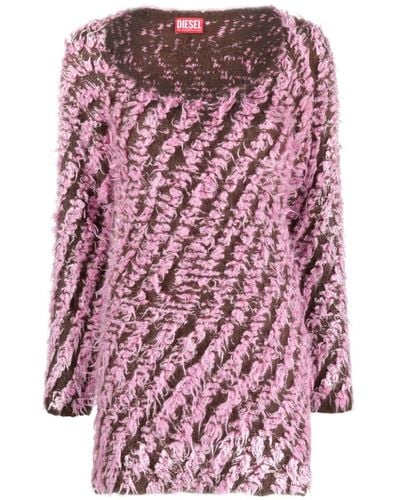 DIESEL Mini-jurk Met Ceintuur - Roze
