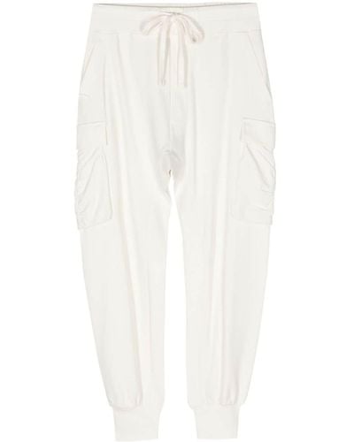 Thom Krom Cotton-blend Track Trousers - White